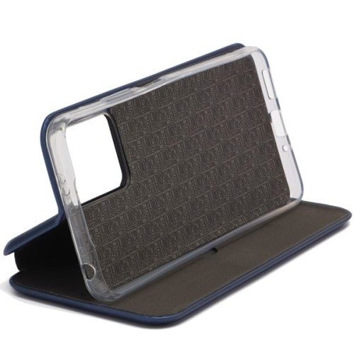 Чехол книжка для Xiaomi Redmi Note 12 4G Fashion Case Темно синий