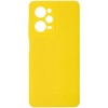 Силиконовый чехол для Xiaomi Redmi Note 12 5G Soft Matte с микрофиброй Желтый