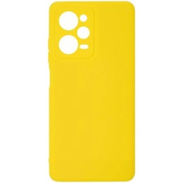 Силиконовый чехол для Xiaomi Redmi Note 12 5G Soft Matte с микрофиброй Желтый
