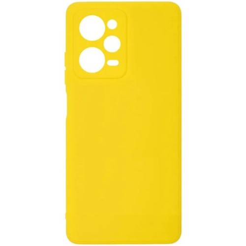 Силиконовый чехол для Xiaomi Redmi Note 12 5G Soft Matte с микрофиброй Желтый