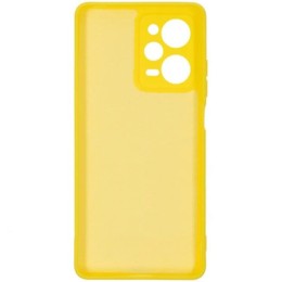 Силиконовый чехол для Xiaomi Redmi Note 12 5G Soft Matte с микрофиброй Желтый