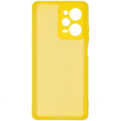 Силиконовый чехол для Xiaomi Redmi Note 12 5G Soft Matte с микрофиброй Желтый