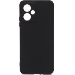 Силиконовый чехол для Xiaomi Redmi Note 12 5G Soft Matte с защитой камеры Черный