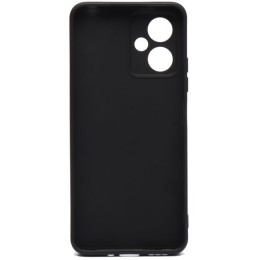 Силиконовый чехол для Xiaomi Redmi Note 12 5G Soft Matte с защитой камеры Черный