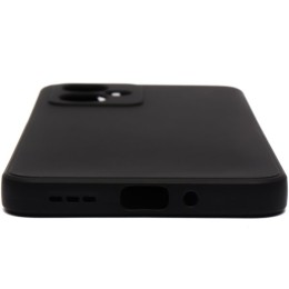 Силиконовый чехол для Xiaomi Redmi Note 12 5G Soft Matte с защитой камеры Черный