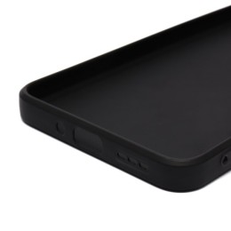 Силиконовый чехол для Xiaomi Redmi Note 12 5G Soft Matte с защитой камеры Черный