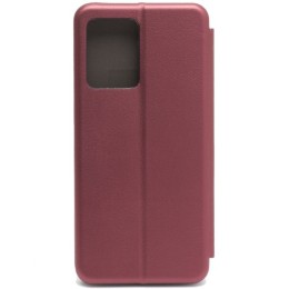 Чехол книжка для Xiaomi Redmi Note 12 Pro+ Book Cover Бордовый