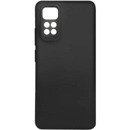 Силиконовый чехол для Xiaomi Redmi Note 12 Pro 4G TPU 1мм с защитой камеры Черный матовый