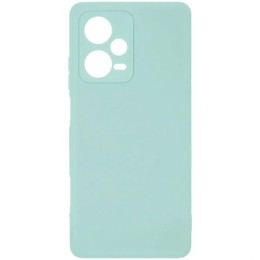 Силиконовый чехол для Xiaomi Redmi Note 12 Pro 5G Soft Matte с микрофиброй Мятный