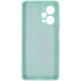 Силиконовый чехол для Xiaomi Redmi Note 12 Pro 5G Soft Matte с микрофиброй Мятный