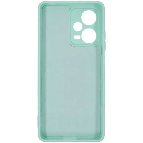 Силиконовый чехол для Xiaomi Redmi Note 12 Pro 5G Soft Matte с микрофиброй Мятный
