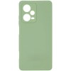 Силиконовый чехол для Xiaomi Redmi Note 12 Pro 5G Soft Matte с микрофиброй Оливковый