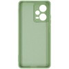 Силиконовый чехол для Xiaomi Redmi Note 12 Pro 5G Soft Matte с микрофиброй Оливковый