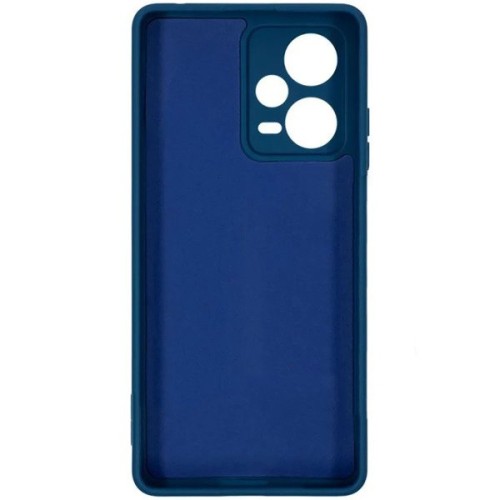 Силиконовый чехол для Xiaomi Redmi Note 12 Pro 5G Soft Matte с микрофиброй Синий