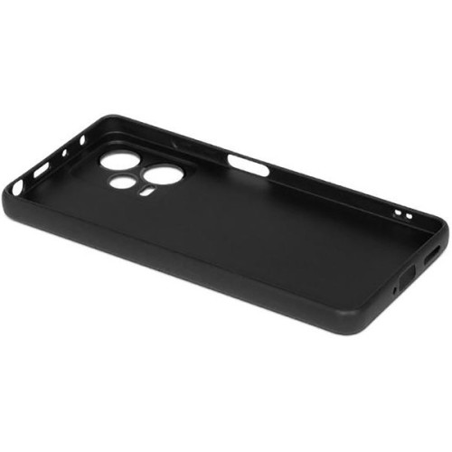 Силиконовый чехол для Xiaomi Redmi Note 12 Pro 5G TPU 1мм с защитой камеры Черный