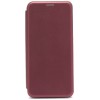 Чехол книжка для Xiaomi Redmi Note 12 Pro 5G Fashion Case Темно красный