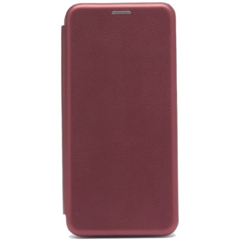 Чехол книжка для Xiaomi Redmi Note 12 Pro 5G Fashion Case Темно красный