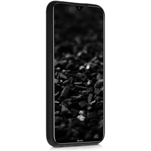 Силиконовый чехол для Xiaomi Redmi Note 8 TPU 1мм Черный матовый