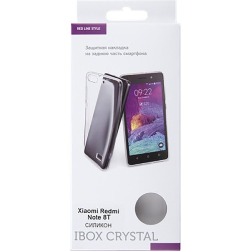 Силиконовый чехол для Xiaomi Redmi Note 8 iBox Crystal Прозрачный