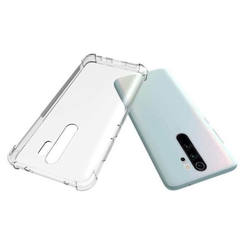 Силиконовый чехол для Xiaomi Redmi Note 8 Pro TPU Противоударный 1.5мм Прозрачный глянцевый