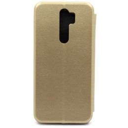 Чехол книжка для Xiaomi Redmi Note 8 Pro Book Cover Золотой