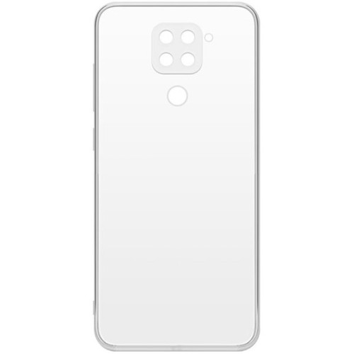 Силиконовый чехол для Xiaomi Redmi Note 9 TPU mp 1мм с защитой камеры Прозрачный глянцевый