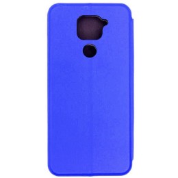 Чехол книжка для Xiaomi Redmi Note 9 Book Cover Синий
