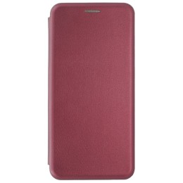 Чехол книжка для Xiaomi Redmi Note 9 Book Cover Бордовый