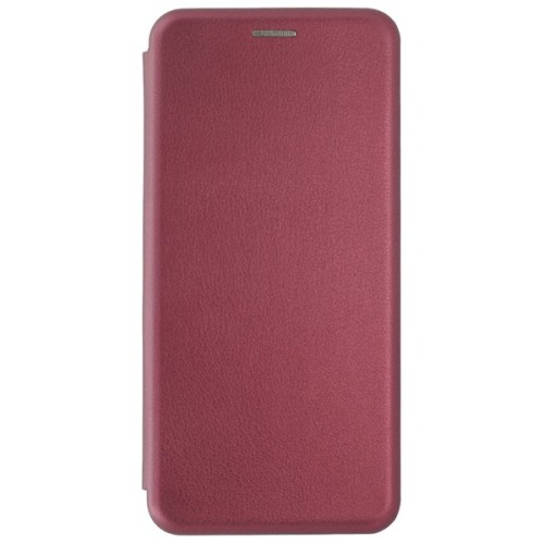 Чехол книжка для Xiaomi Redmi Note 9 Book Cover Бордовый