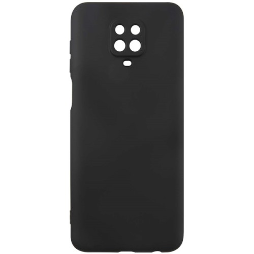 Силиконовый чехол для Xiaomi Redmi Note 9S Red Line Ultimate Plus Черный