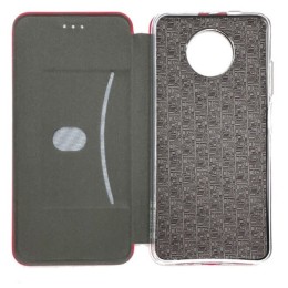 Чехол книжка для Xiaomi Redmi Note 9T Fashion Case Красный