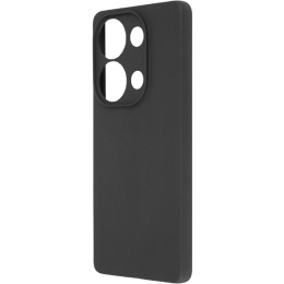 Силиконовый чехол для Xiaomi Poco M6 Pro TPU mate 1mm с защитой камеры Черный