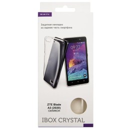 Силиконовый чехол для ZTE Blade A3 2020 iBox Crystal Прозрачный