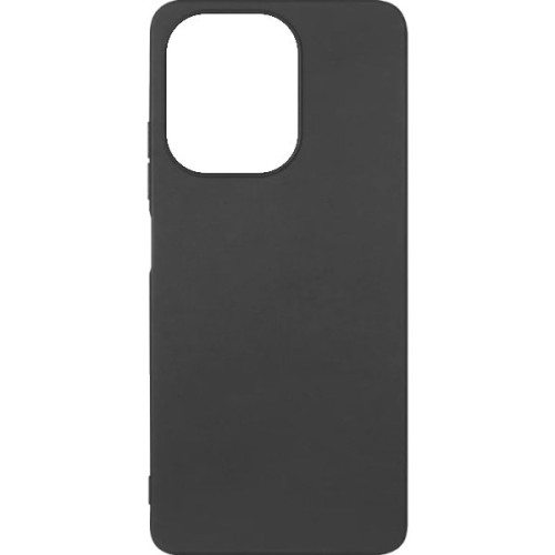 Силиконовый чехол для Infinix Hot 30 Soft Matte с микрофиброй Черный