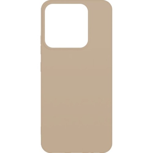 Силиконовый чехол для Infinix Smart 7+ Soft Matte с микрофиброй Бежевый