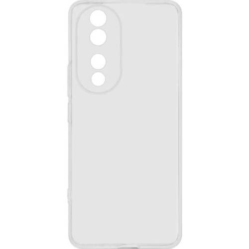 Силиконовый чехол для Honor 90 5G Silicone Card Holder c защитой камеры Прозрачный