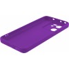 Силиконовый чехол для Xiaomi Redmi 13C / Xiaomi Poco C65 Soft Matte с микрофиброй Сиреневый
