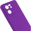 Силиконовый чехол для Xiaomi Redmi 13C / Xiaomi Poco C65 Soft Matte с микрофиброй Сиреневый