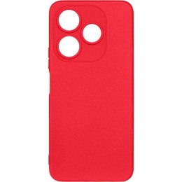 Силиконовый чехол для Tecno Spark Go 2024 / Tecno Spark 20 / Tecno Spark 20C / Tecno Pop 8 Soft Matte с микрофиброй Красный