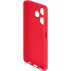 Силиконовый чехол для Tecno Spark Go 2024 / Tecno Spark 20 / Tecno Spark 20C / Tecno Pop 8 Soft Matte с микрофиброй Красный