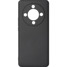 Силиконовый чехол для Honor X9b Soft Matte с микрофиброй Черный