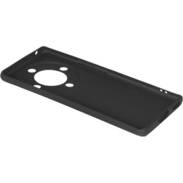 Силиконовый чехол для Honor X9b Soft Matte с микрофиброй Черный