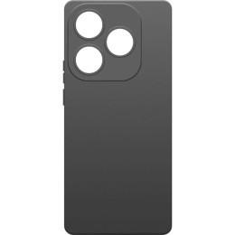 Силиконовый чехол для Itel S23+ Soft Matte с микрофиброй Черный
