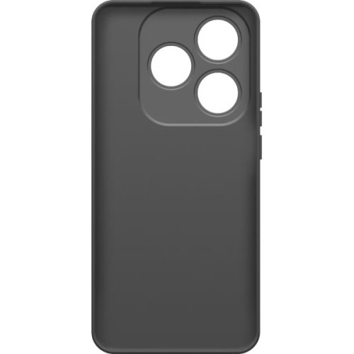 Силиконовый чехол для Itel S23+ Soft Matte с микрофиброй Черный