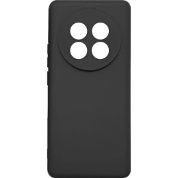 Силиконовый чехол для Realme 12 5G Soft Matte с микрофиброй Черный