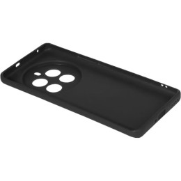 Силиконовый чехол для Realme 12 Pro 5G Soft Matte с микрофиброй Черный