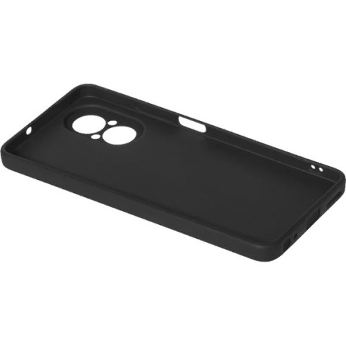 Силиконовый чехол для Realme C67 Soft Matte с микрофиброй Черный