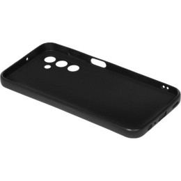 Силиконовый чехол для Samsung Galaxy M15 5G Soft Matte с микрофиброй Черный