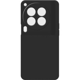 Силиконовый чехол для Tecno Camon 30 Premier 5G Soft Matte с микрофиброй Черный