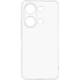 Силиконовый чехол для Xiaomi Redmi Note 13 Pro 4G / Xiaomi Poco M6 Pro Ultra Thin Case с защитой камеры Прозрачный